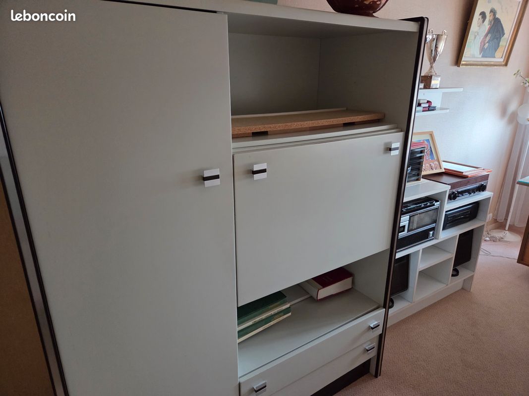 A donner meuble secretaire blanc (image 1)