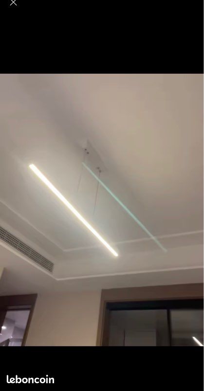 Lampe suspendue blanche moderne éclairage led neuve (image 3)
