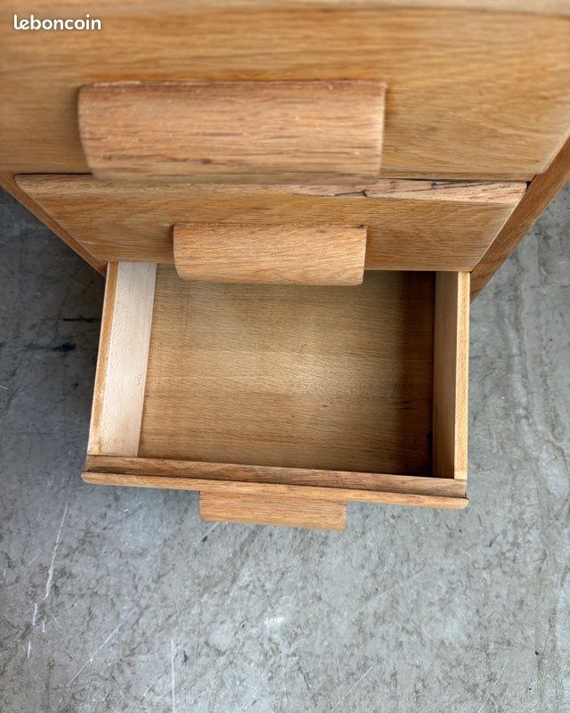 Bureau demi-ministre en chêne (rénové) (image 14)