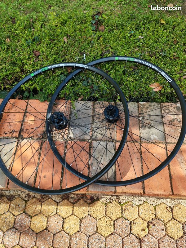 Paire De Roues VTT Vintage Ringle Bubba Noires - Jantes Soleil 26 Pouces