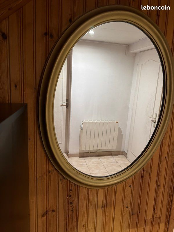 Grand miroir ovale (image 1)
