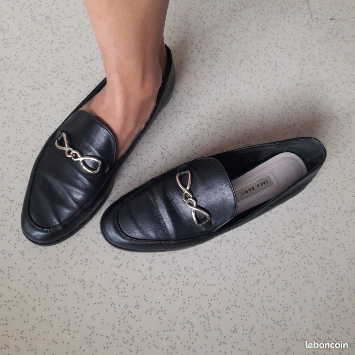 Mocassins en cuir Zara Chaussures