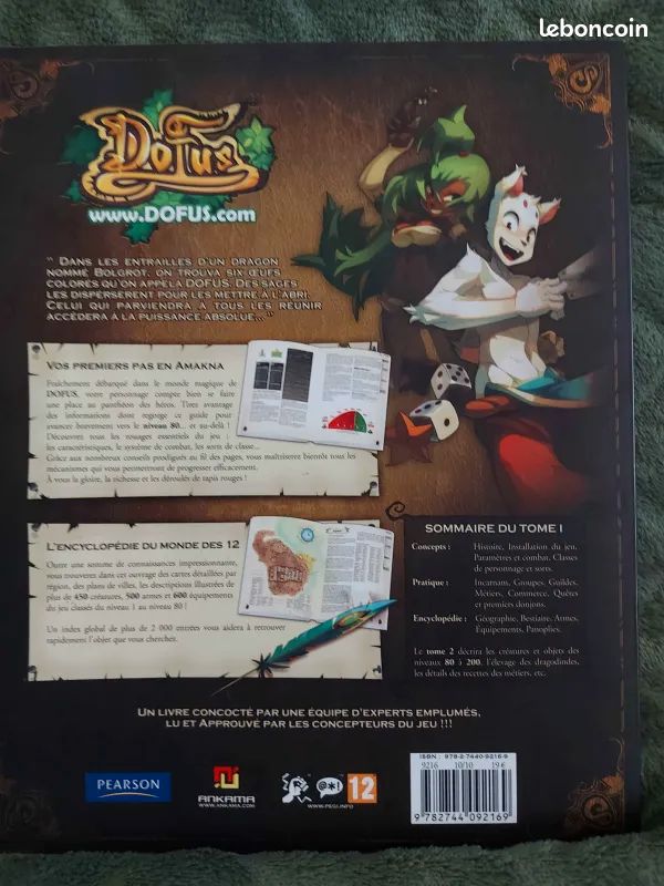 Livre Guide Officiel Dofus 2.0 (2010) (image 2)