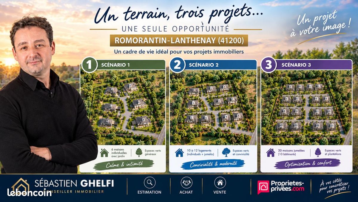 Terrain 4 230 m² Romorantin Lanthenay · à Romorantin-Lanthenay · 160 000 €