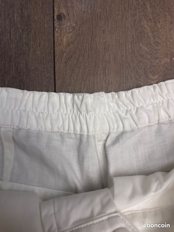 Pantalon été Uniqlo blanc T44 confortable (image 7)