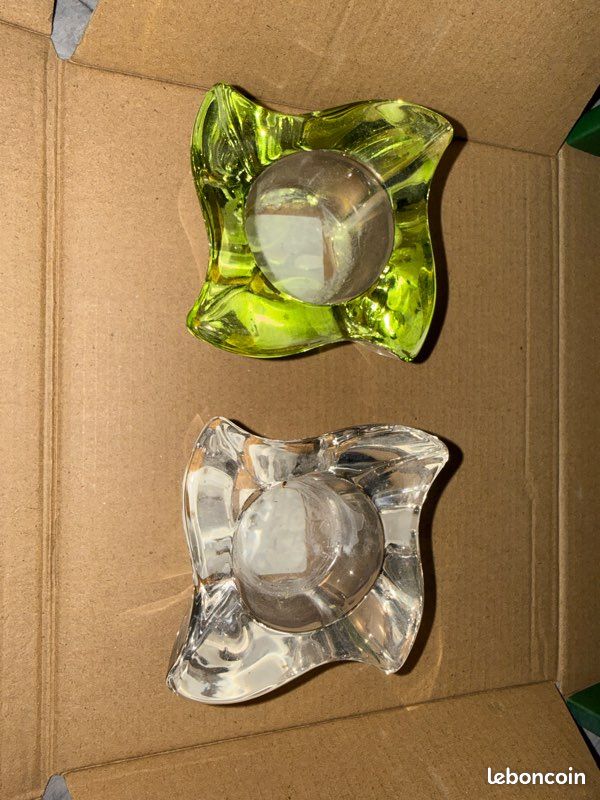 Lot de bougeoirs villeroy & bosch gamme NewWave Summertime et NewWave (image 1)