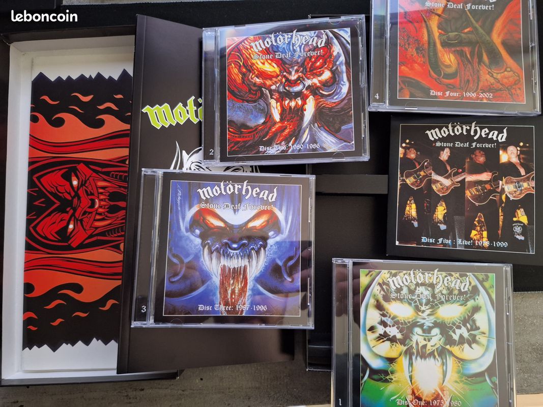 Coffret Collector Motörhead RARE – Stone Deaf Forever (5 CD)- Collection - Boitier excellent état - intérieur NEUF (image 9)