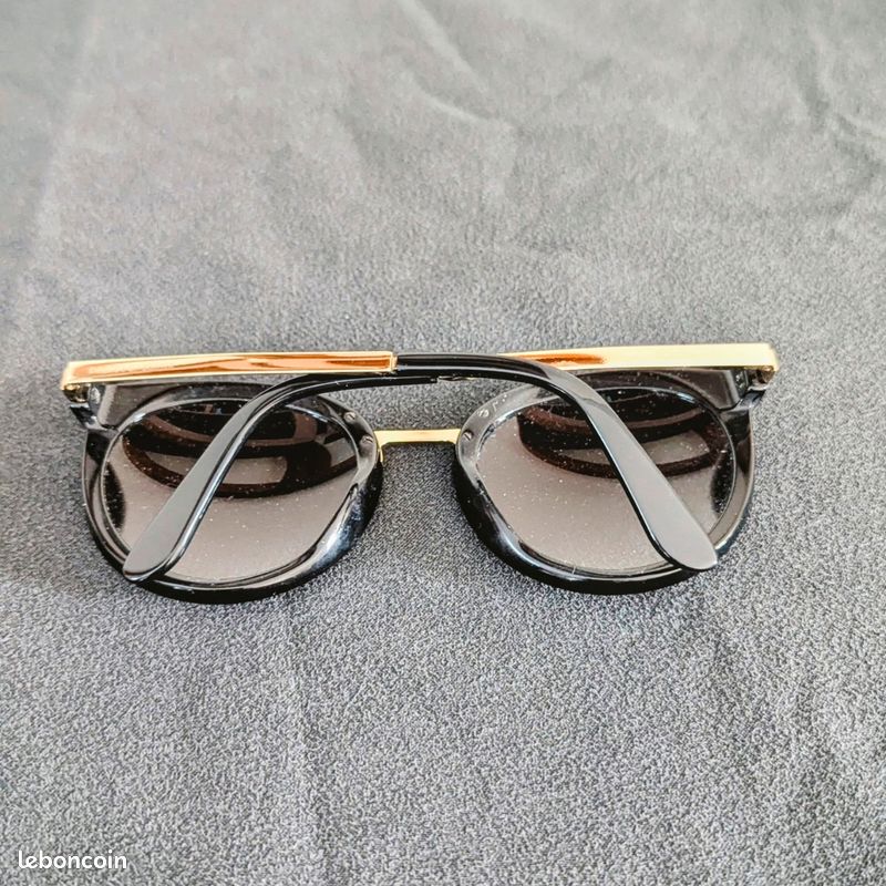 Lunettes De Soleil Dolce&Gabbana Femme - Modèle DG2179, Monture Dorée, Verres Marron Ronds