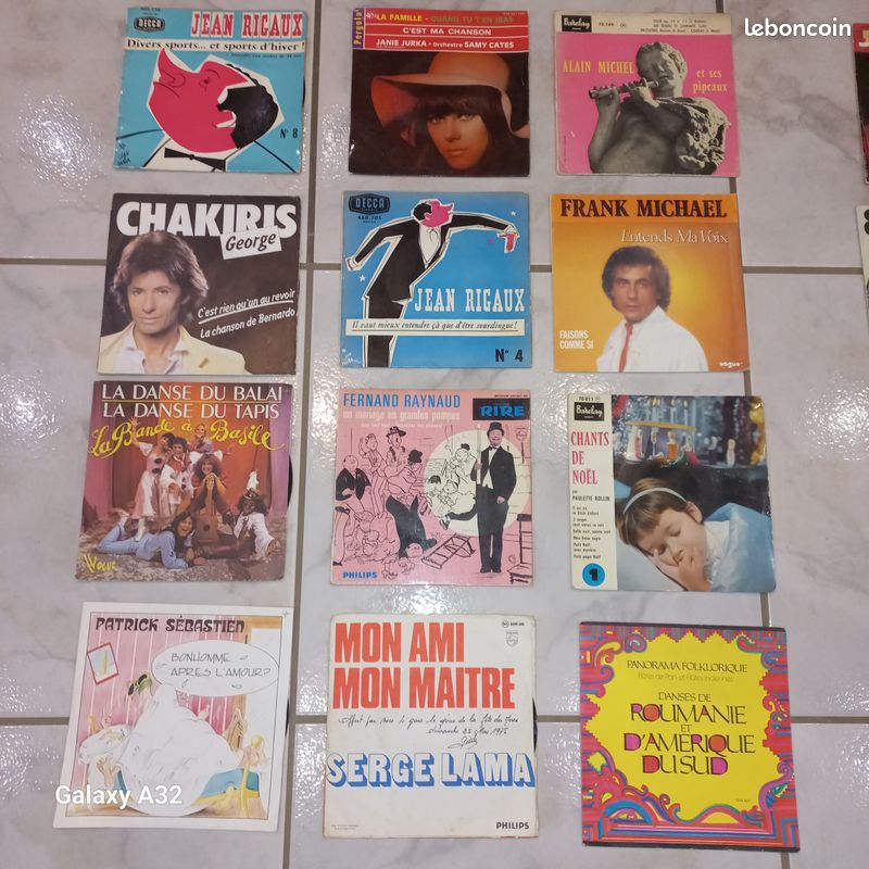 Lot de 63 disques vinyles 45 tours (image 4)