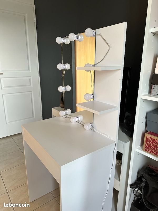 Coiffeuse miroir LED état NEUF (image 1)