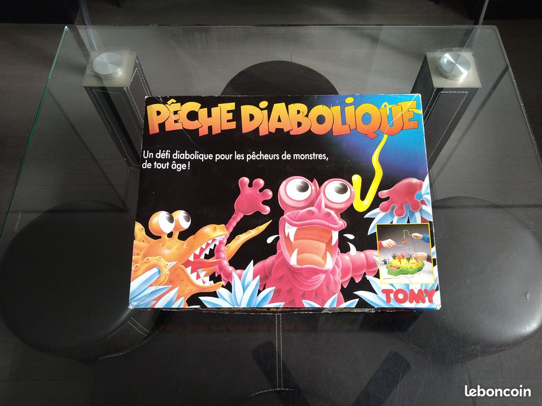 Ancien Jeu Société Pêche Diabolique - Tomy (image 1)