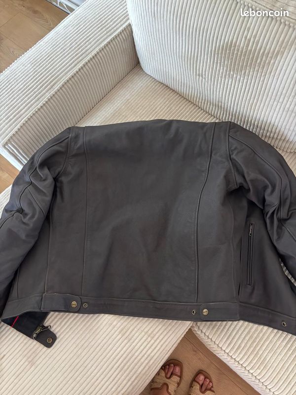 Blouson moto DXR D63 CE Taille M Brown Marron (image 3)