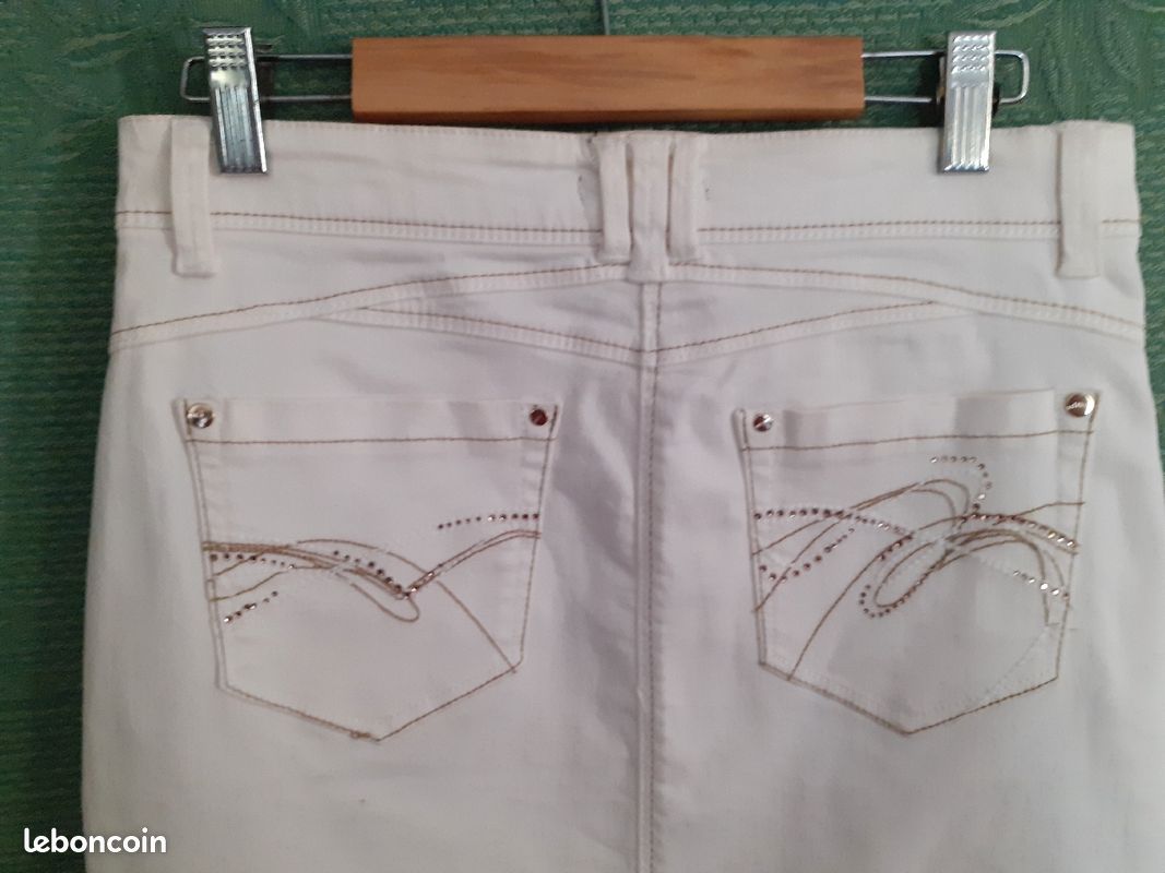 Jupe beige très clair (image 4)