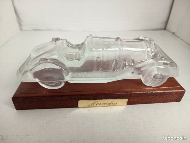 Voiture De Course Miniature Renault En Verre - Collection Neuve