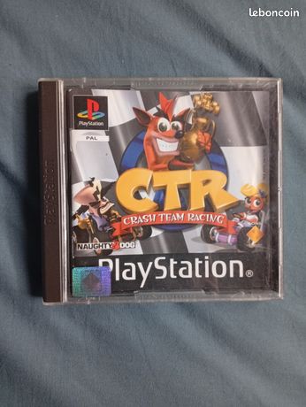 CRASH TEAM RACING Platinum COMPLET BOÎTE NOTICE PS1 PAL