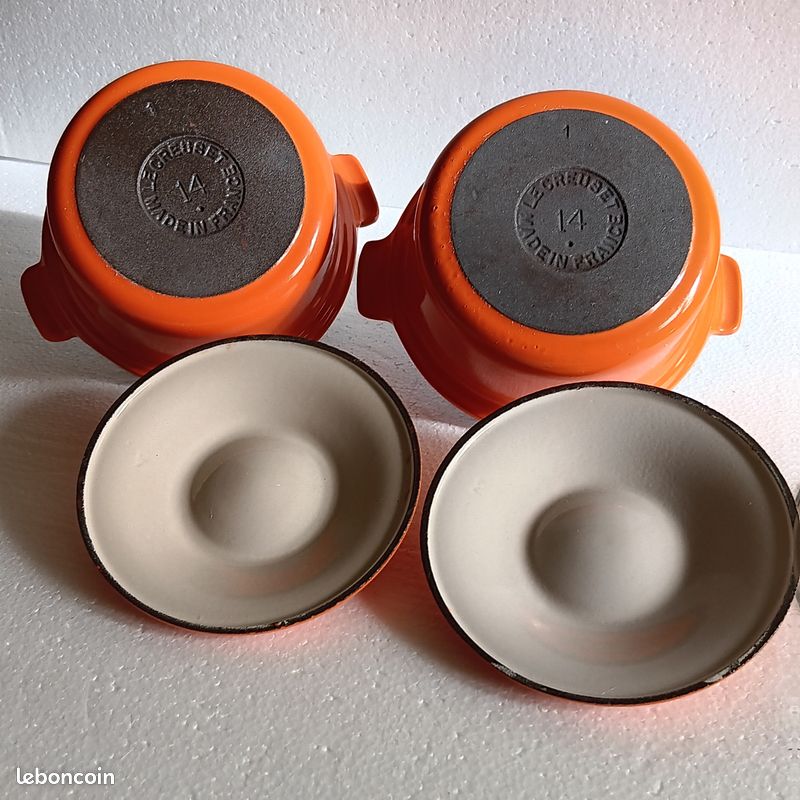 Lot de 2 mini cocottes LE CREUSET - Ø 14 cm (image 4)