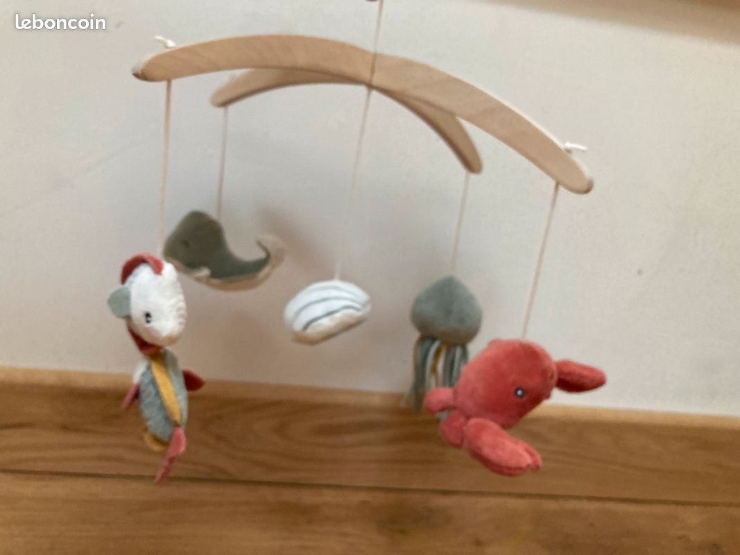 Mobile musical en bois Ocean Blue – Little Dutch (image 5)