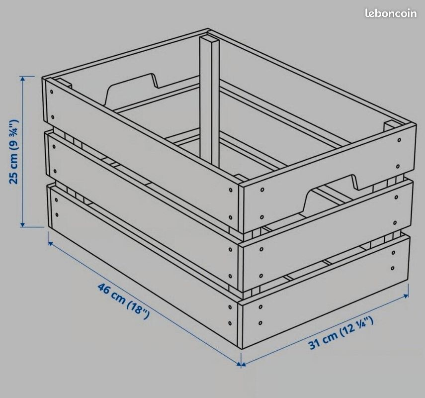 Lot de 3 Caissons ikea (image 2)