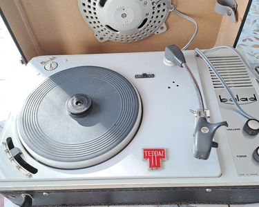 Ancien Tourne-disque Teppaz Bi Balad – Vintage Pour Pièces Ou Déco