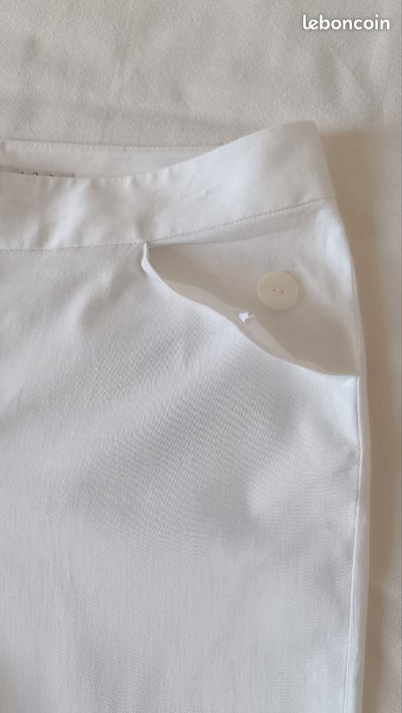 Bermuda blanc 1 2 3 taille 40 (image 8)