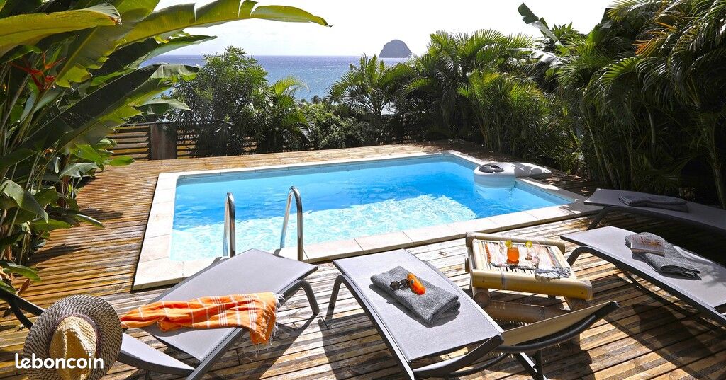 Entre Ciel et Mer, vue sublime sur la baie du Diamant, piscine, plage à 100m (image 3)