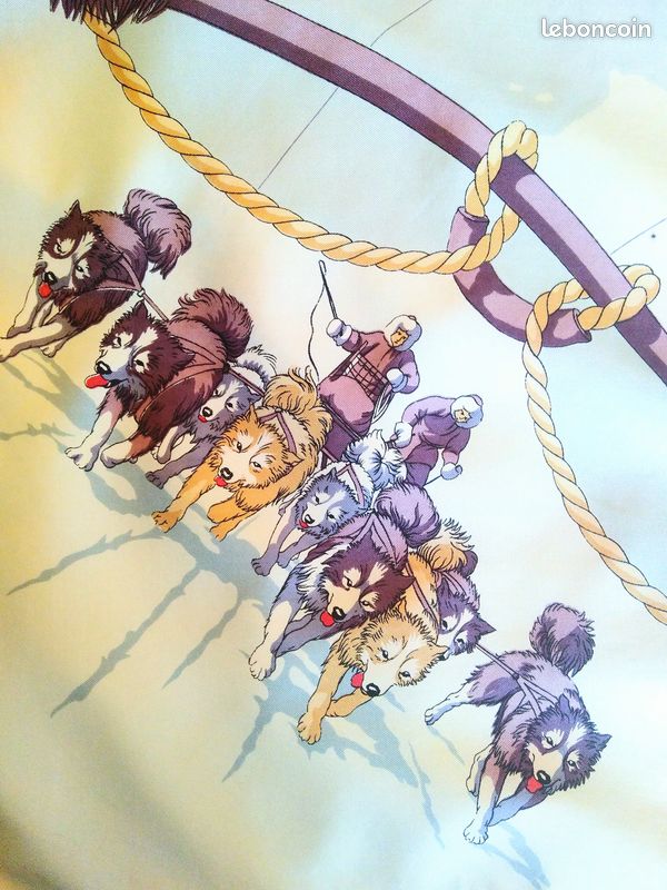 Rare Carré Hermès "Mission Paul-Émile Victor" vintage (image 4)