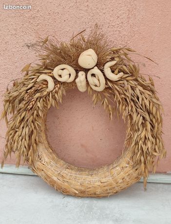 Couronne de paille vierge romaine pour couronne 20/4 cm