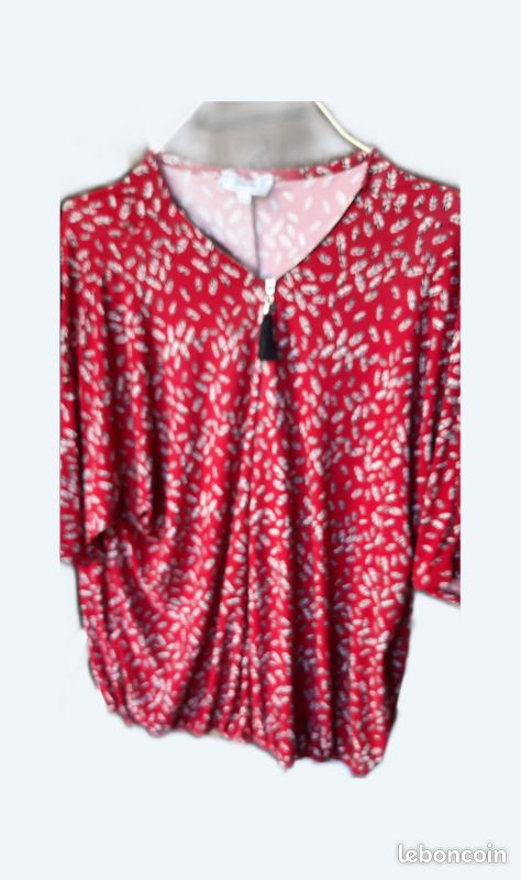 Haut femme Melle Frenchy t.46, tissu doux , polyester 3.5e (image 3)