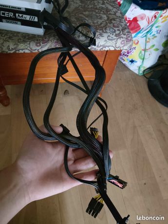 Alimentation pc 500w semi modulaire 3