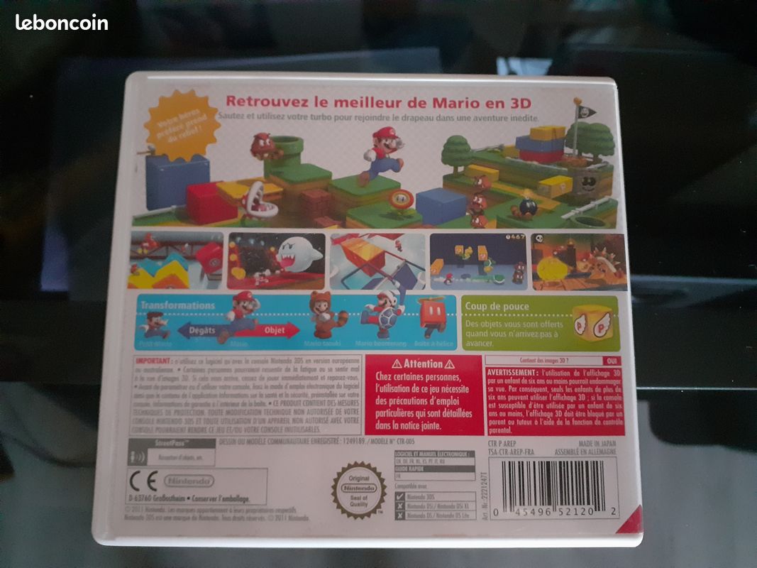 Jeu 3DS - Super Mario 3D Land (image 2)