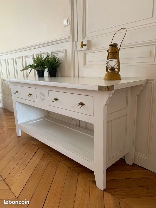 Meuble bas, console type campagne (image 4)