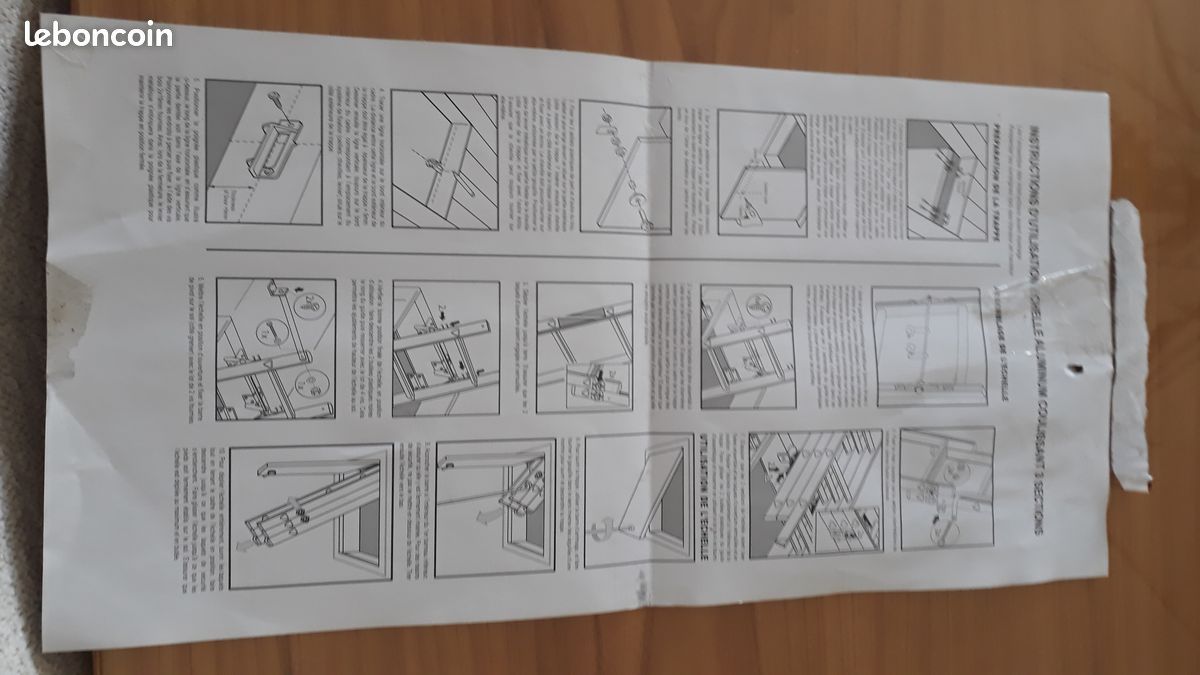 Vends Echelle coulissante escamotable neuve (image 3)