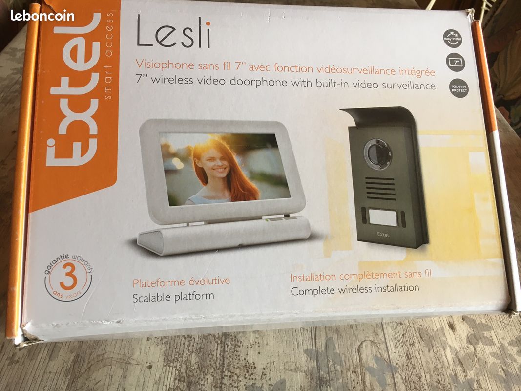 Visiophone sans fil Extel Lesli garantie 30 mois (image 1)