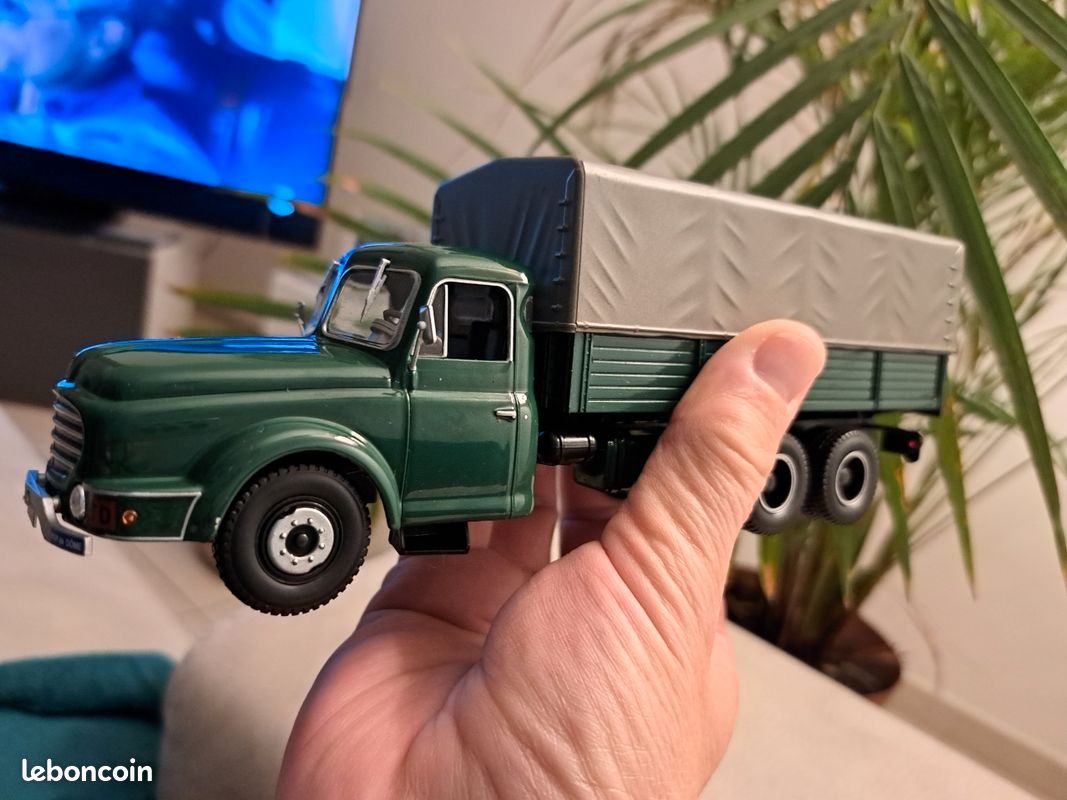 Camion Willeme LD 610 + Remorque Bâchée – REE – Échelle 1/87 (HO) – Époque 3
