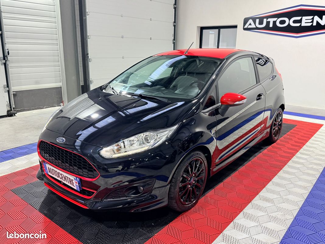 Ford fiesta 1.0 ecoboost 140 ch black edition / jantes alu noir / clim auto / sport / garantie (image 1)