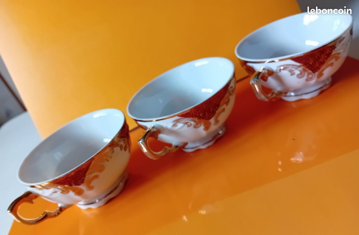 3 Tasses en porcelaine (image 6)