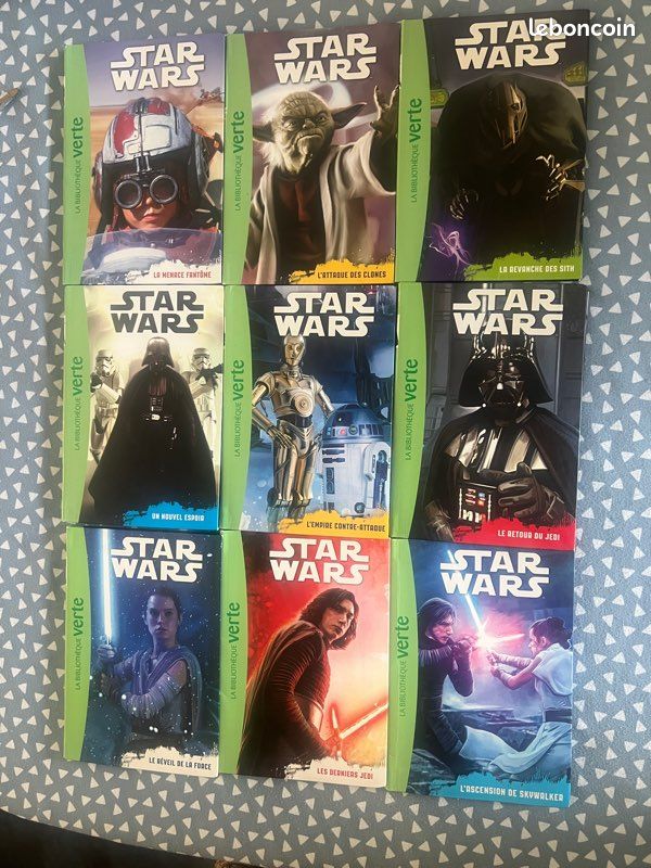 Star Wars bibliothèque verte complète (image 2)