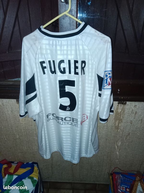 VINTAGE MZGNIFIQUE Maillot de FOOTBALL porté par Pascal FUGIER avec le MONTPELLIER HSC Années 2000 TRRS RARE AFFAIRE À NE PAS RATER (image 7)