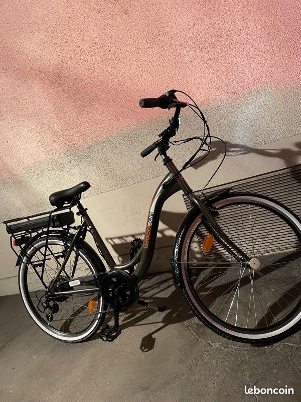 VELO VILLE 26" À ASSISTANCE ÉLECTRIQUE 559 ,90 E-PHOENIX(4) ´´ woodsun ´´ (image 1)