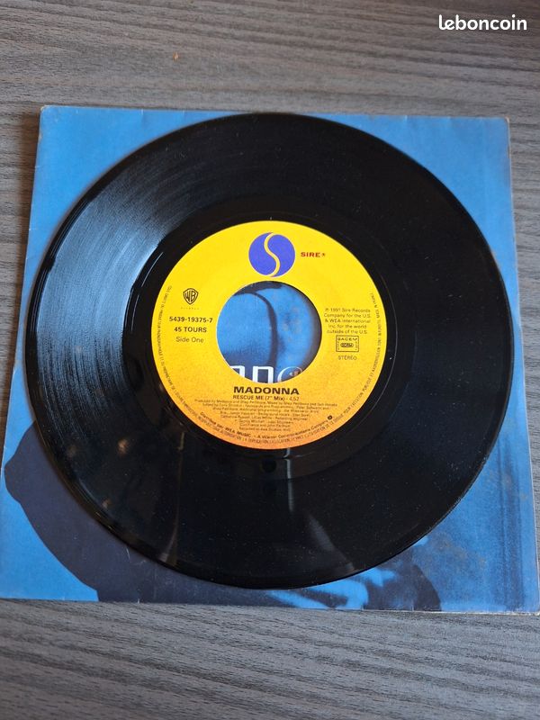 Vinyle Madonna Rescue Me (image 4)