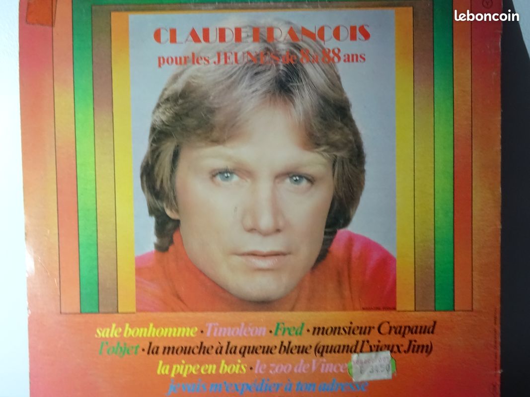 Vinyle 33t de CLAUDE FRANCOIS (rare)... (image 3)