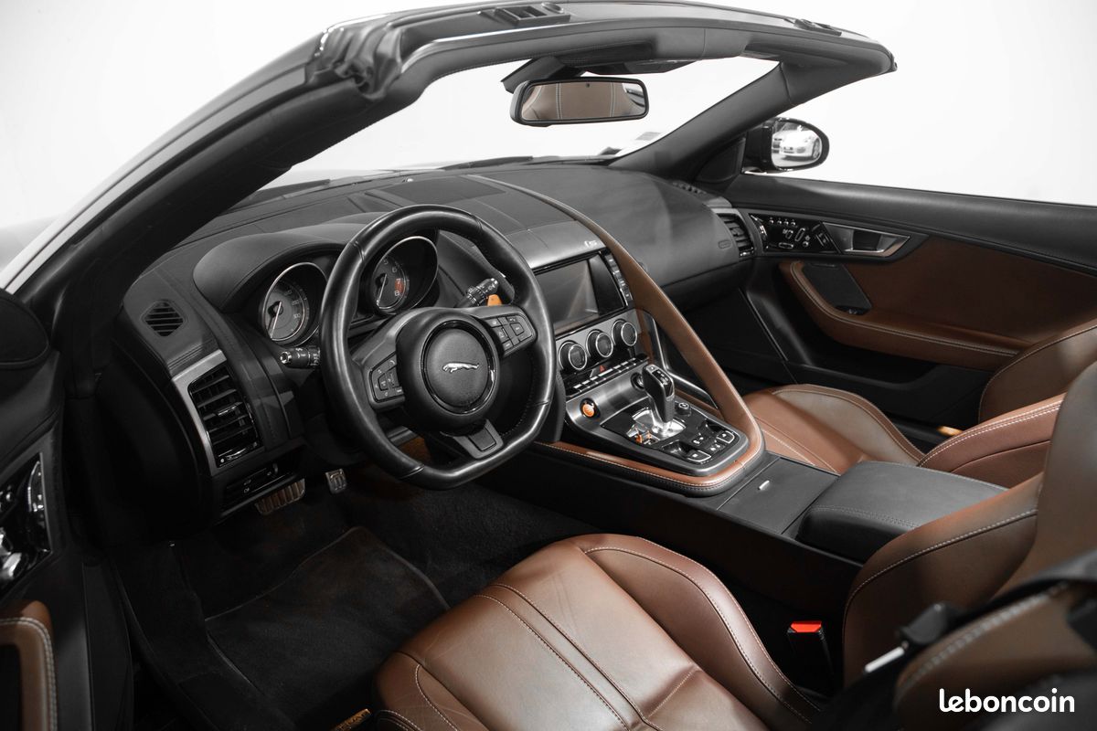 Jaguar F-Type V6 S - 380 cv - Origine France - Historique complet Jaguar - Très bien équipée (image 9)
