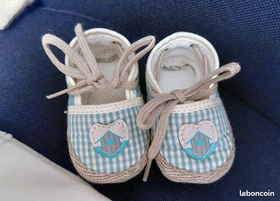 Chaussons bébé naissance, neufs (image 1)