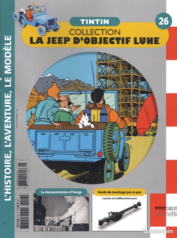 L’essieu et le différentiel avant de la jeep d’objectif lune – fascicules n° 26-27 (image 5)