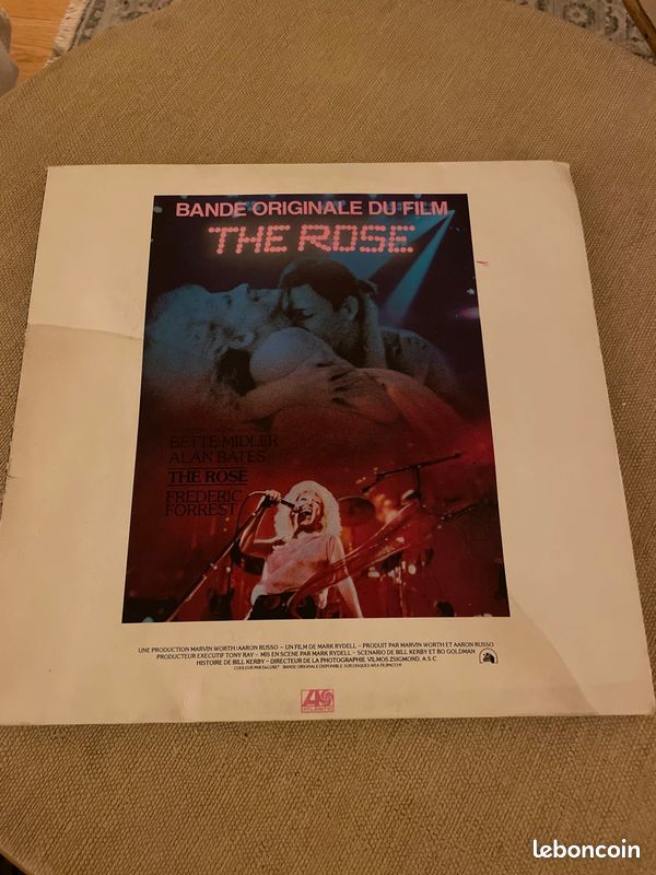 Disque 33 tours BO The Rose 1979 (image 1)
