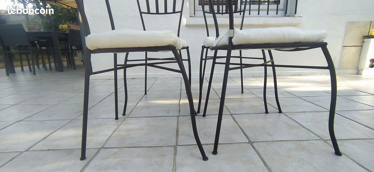 Chaises en fer forgé (image 7)