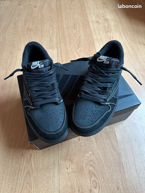 Jordan 1 Retro Low SP Trav·is Sco·tt Black Phantom Chaussure (image 3)