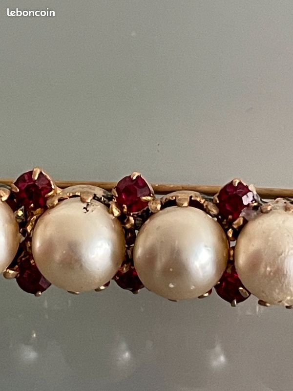 Broche, ligne perles (image 2)
