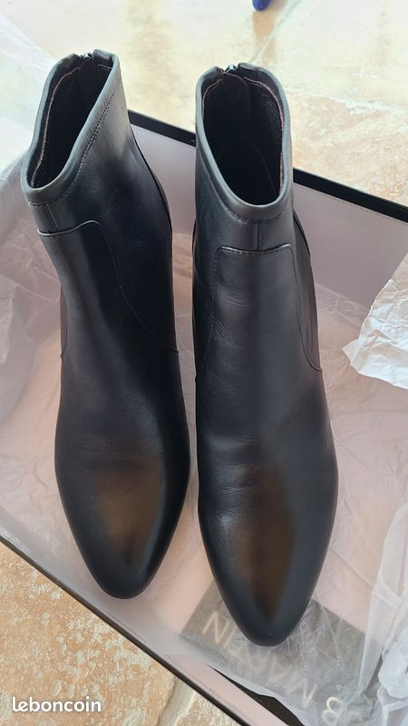 Botines noires JB Martin taille 40 -50% NEUVES (image 5)