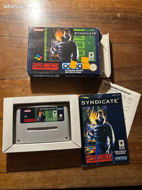 The Syndicate Super Nintendo Complet Très bon état (image 8)
